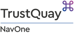 TrustQuay logo NavOne Colour